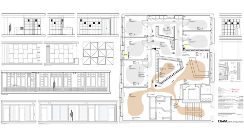 Plan Umbau Büro